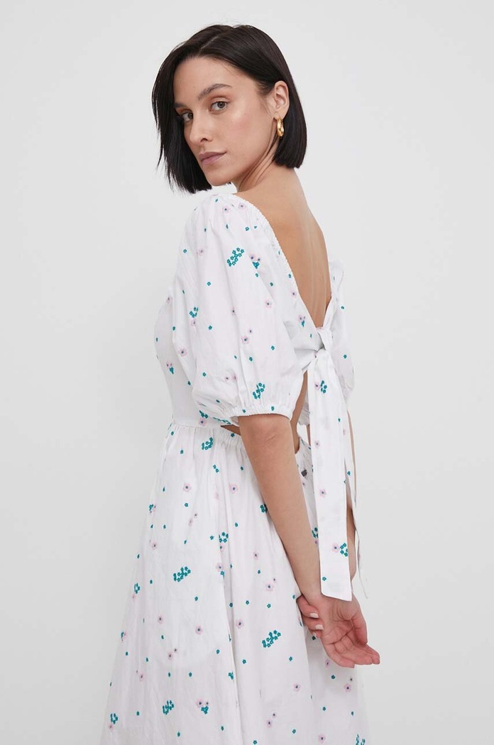 Barbour rochie din bumbac LDR0783 multicolor SS24