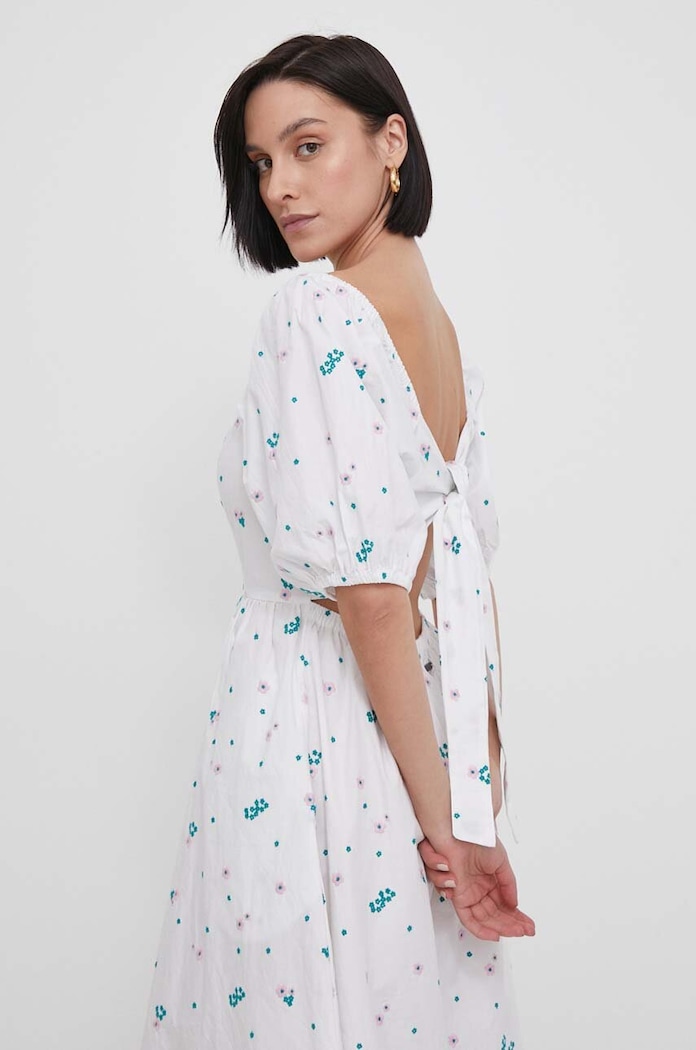 Barbour rochie din bumbac LDR0783 multicolor SS24