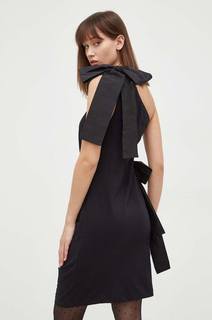 Oblačila Obleka MSGM 3641MDA76.247002 črna