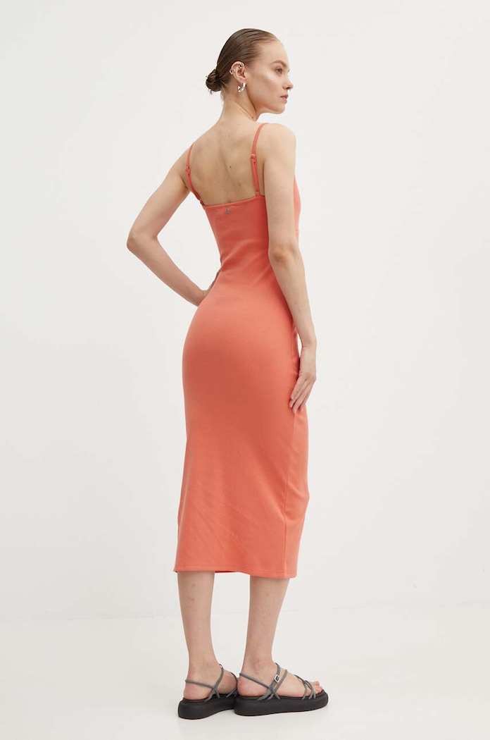 Oblečenie Šaty Roxy Wavey Lady ERJKD03469 oranžová
