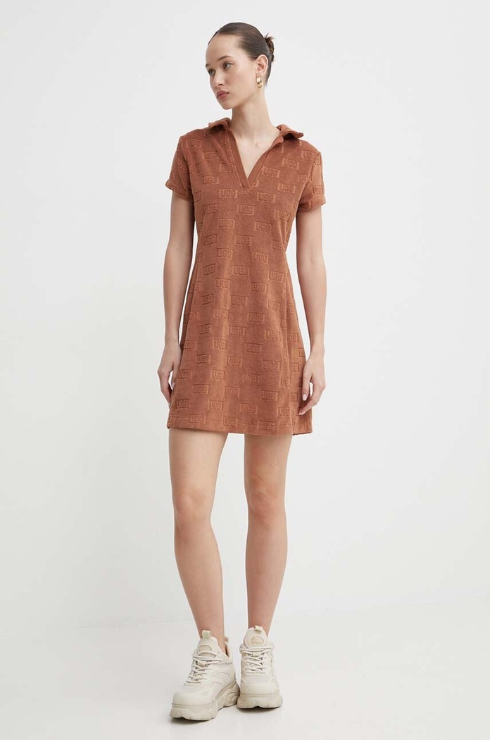 Šaty UGG mini hnědá 1152864