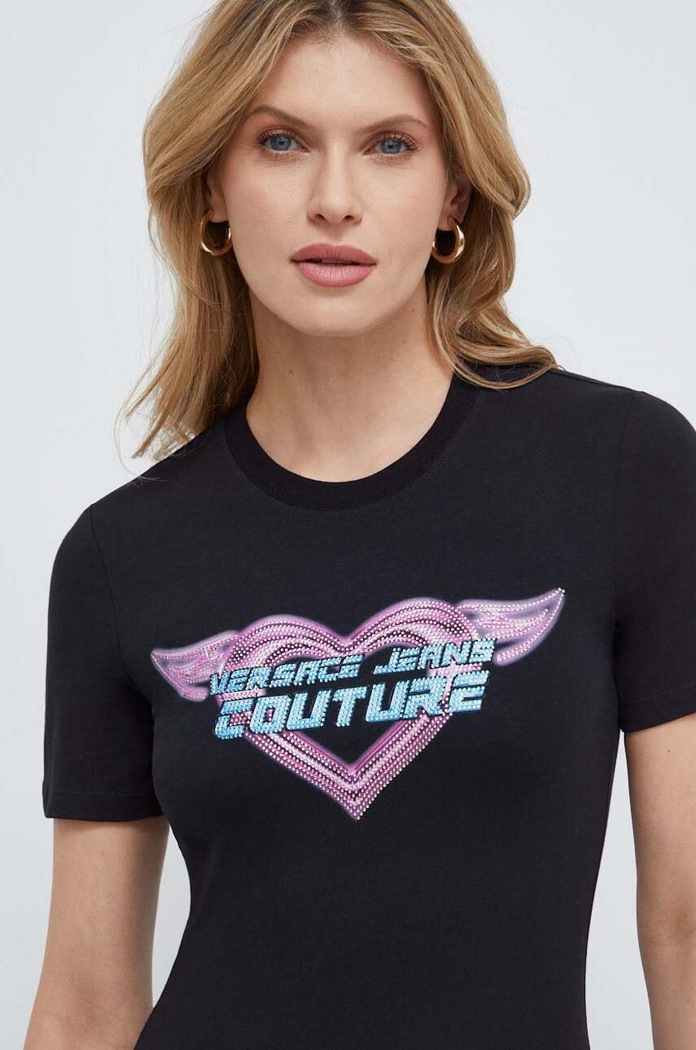 Šaty Versace Jeans Couture černá 76HAOL09.CJ02L