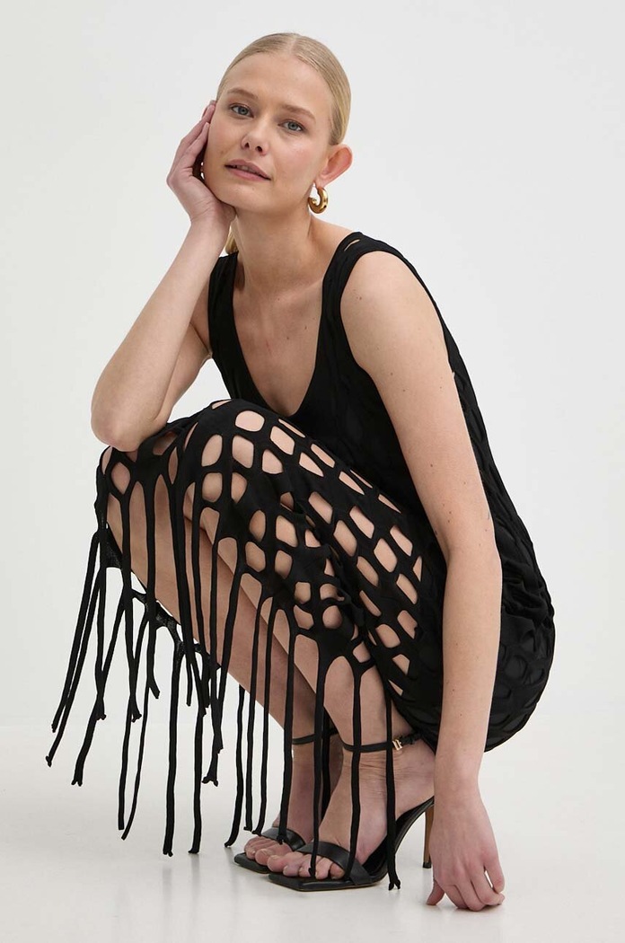 Šaty Pinko 103464.Y7ZX čierna SS24