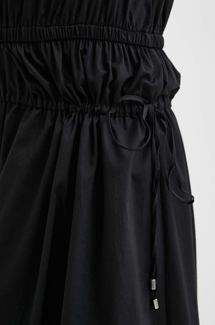 Pinko sukienka bawełniana czarny 103740.A1XN