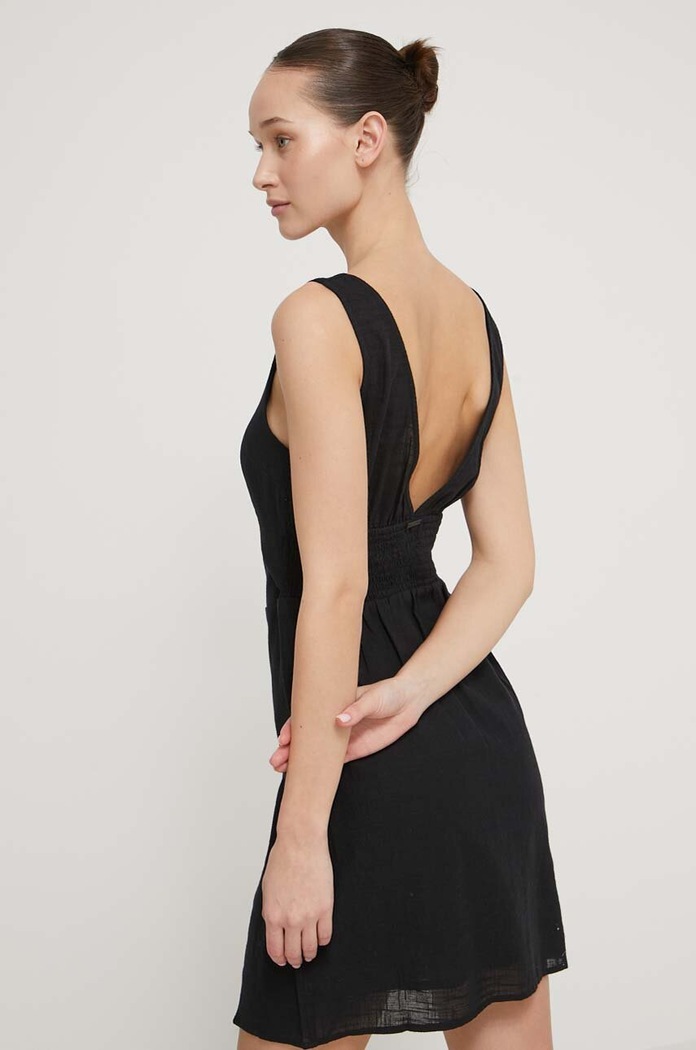 Îmbrăcăminte Billabong rochie din bumbac EBJWD00138 negru