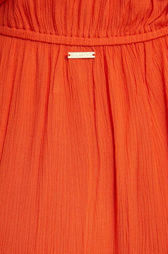 Obleka Billabong EBJWD00143 oranžna