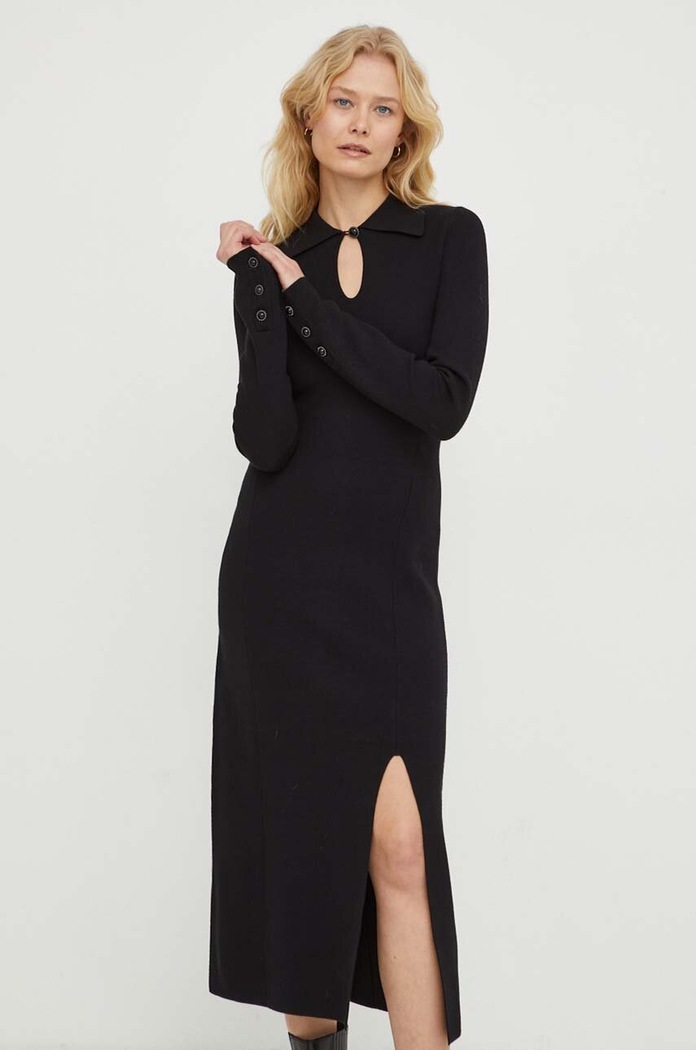 The Kooples Rochie negru FROB28038K