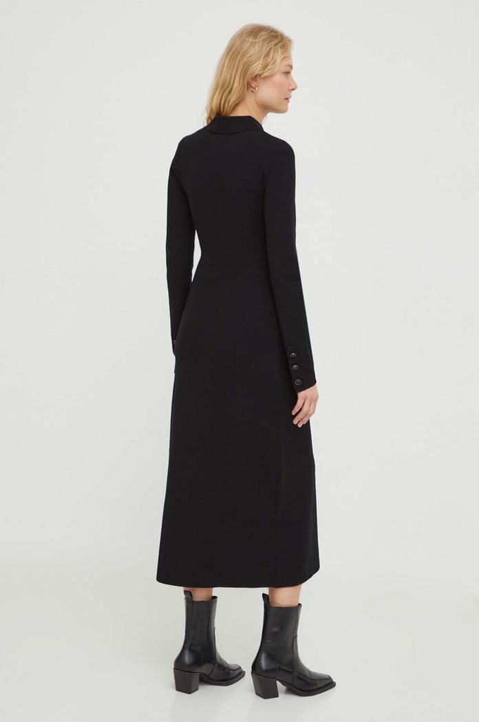 Îmbrăcăminte The Kooples Rochie FROB28038K negru