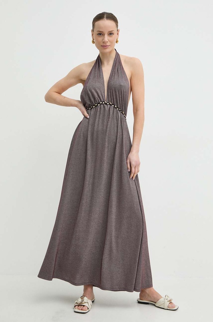 Twinset rochie maxi violet 241LM2HFF