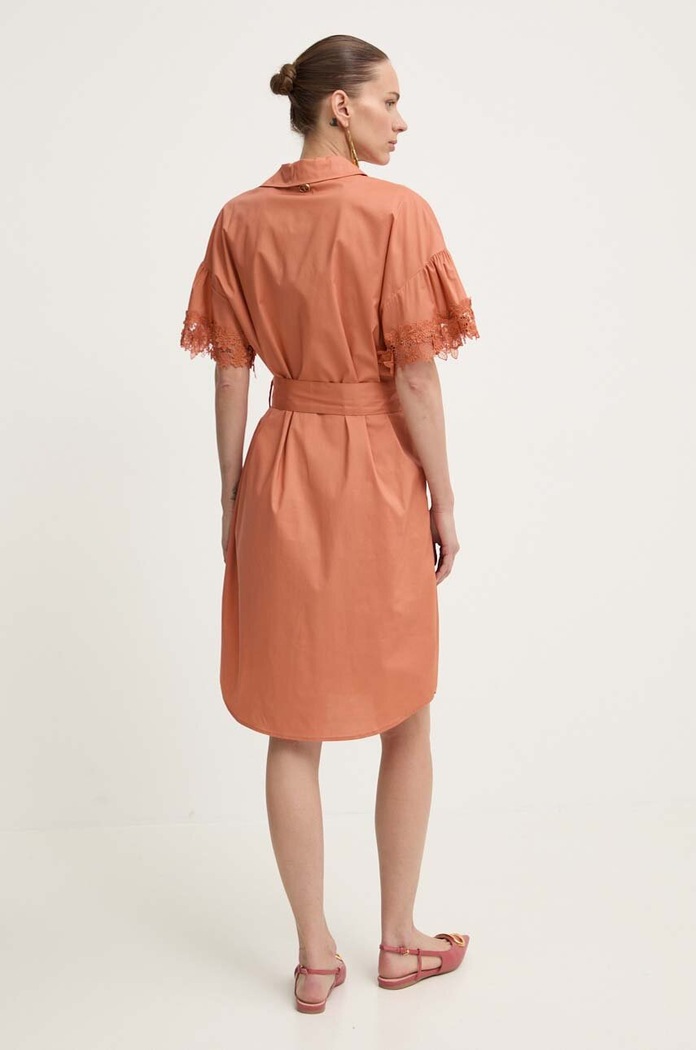 Oblečení Šaty Twinset 241TT2281 oranžová