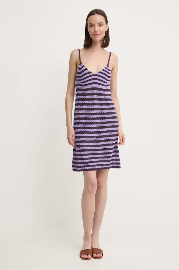 Φόρεμα United Colors of Benetton 12365V004 μωβ SS24