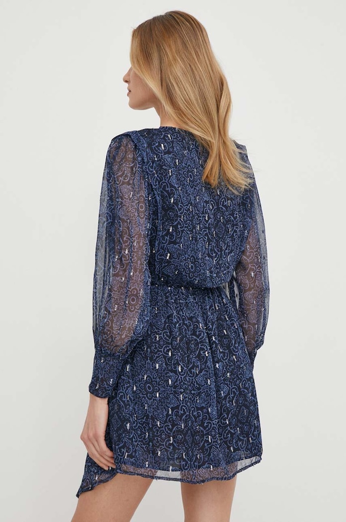 Oblečenie Šaty Pepe Jeans Camille PL953521 tmavomodrá