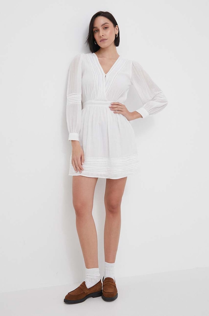 Φόρεμα Pepe Jeans SUSI PL953527 μπεζ SS24