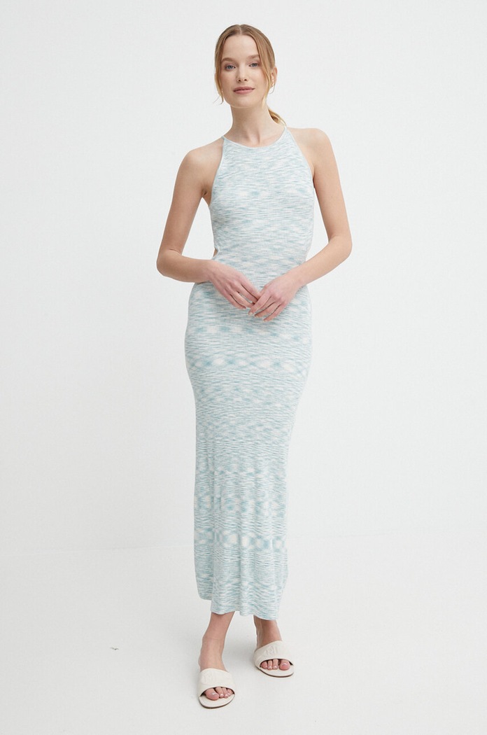 Odzież Pepe Jeans sukienka GRIZEL DRESS PL953528 niebieski