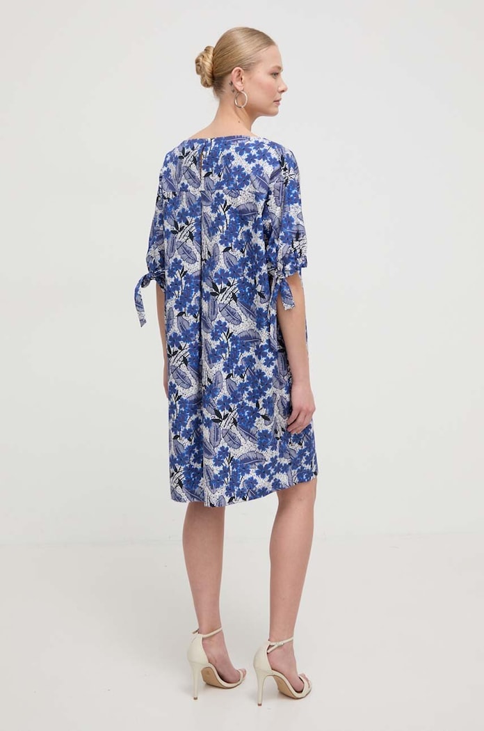 Îmbrăcăminte Weekend Max Mara rochie din bumbac 2415221102600 albastru