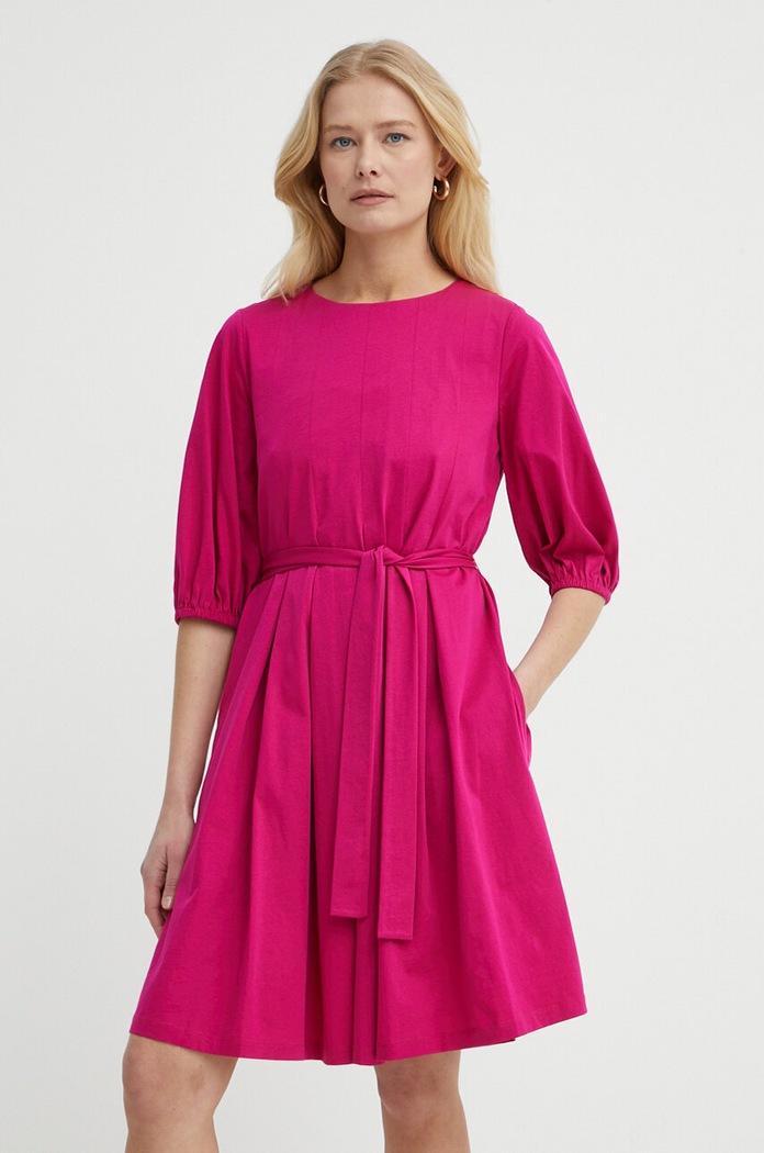 Oblečení Bavlněné šaty Weekend Max Mara 2415621072600 růžová