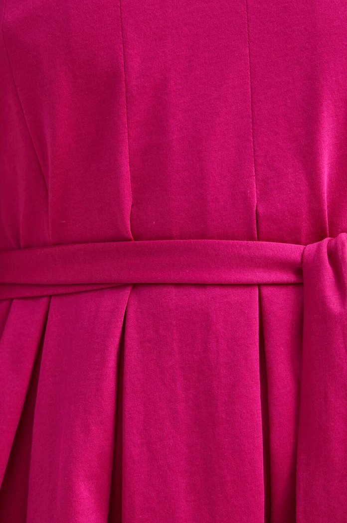 Bavlněné šaty Weekend Max Mara 2415621072600 růžová