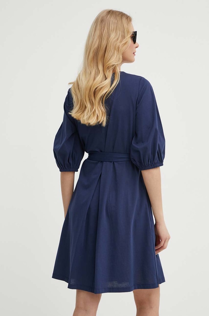 Oblečení Bavlněné šaty Weekend Max Mara 2415621072600 námořnická modř