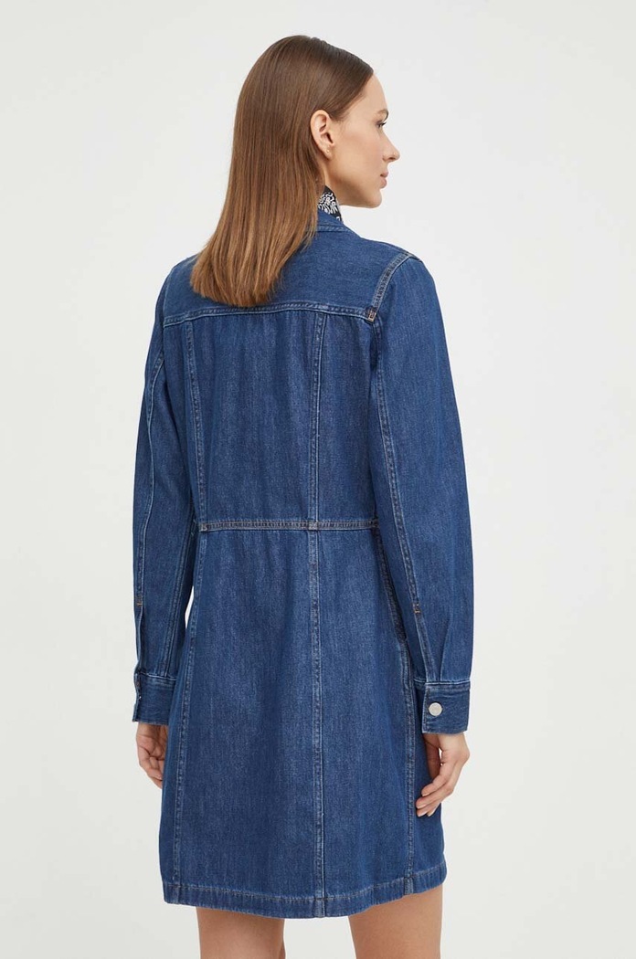 Oblečenie Rifľové šaty Levi's A7592 tmavomodrá