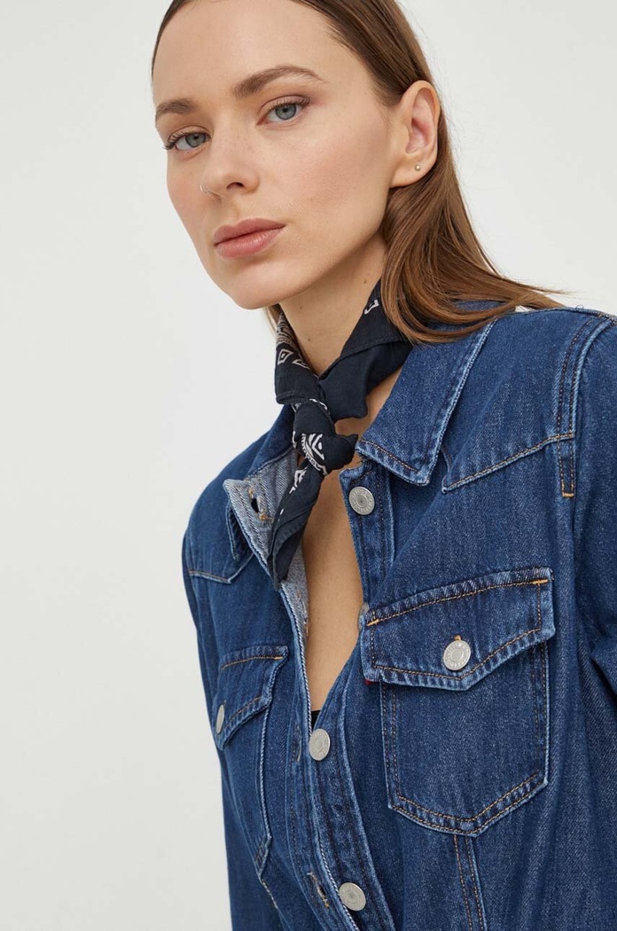 Rifľové šaty Levi's tmavomodrá A7592