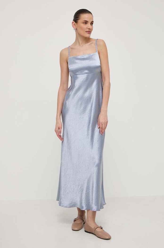 Max Mara Leisure rochie maxi albastru 2416221088600