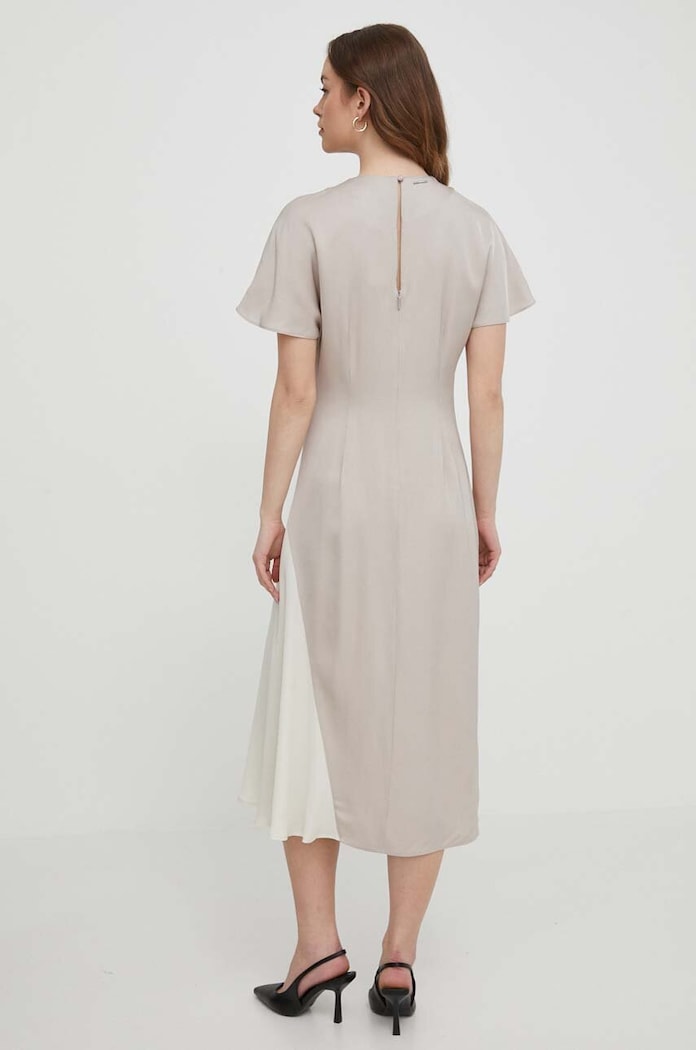 Φόρεμα Calvin Klein K20K207056 μπεζ SS24