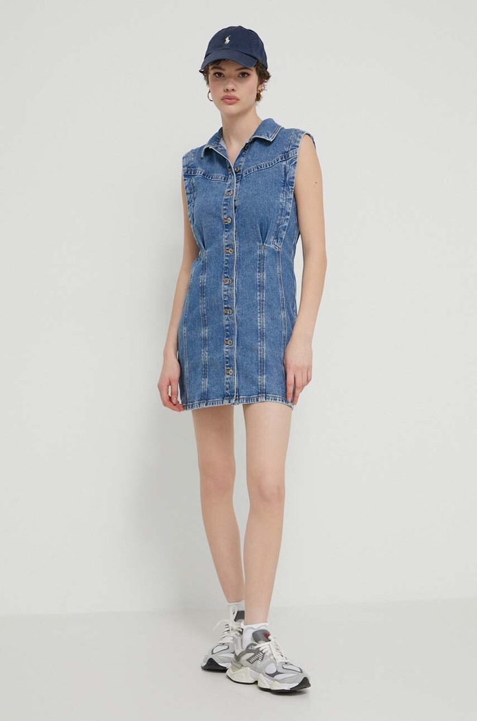 Abercrombie & Fitch Rochie din denim albastru KI159.4030.280