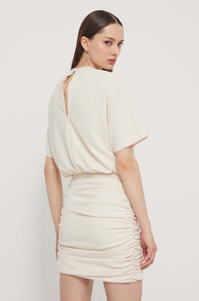 Oblečení Šaty Abercrombie & Fitch KI159.4099.180 béžová