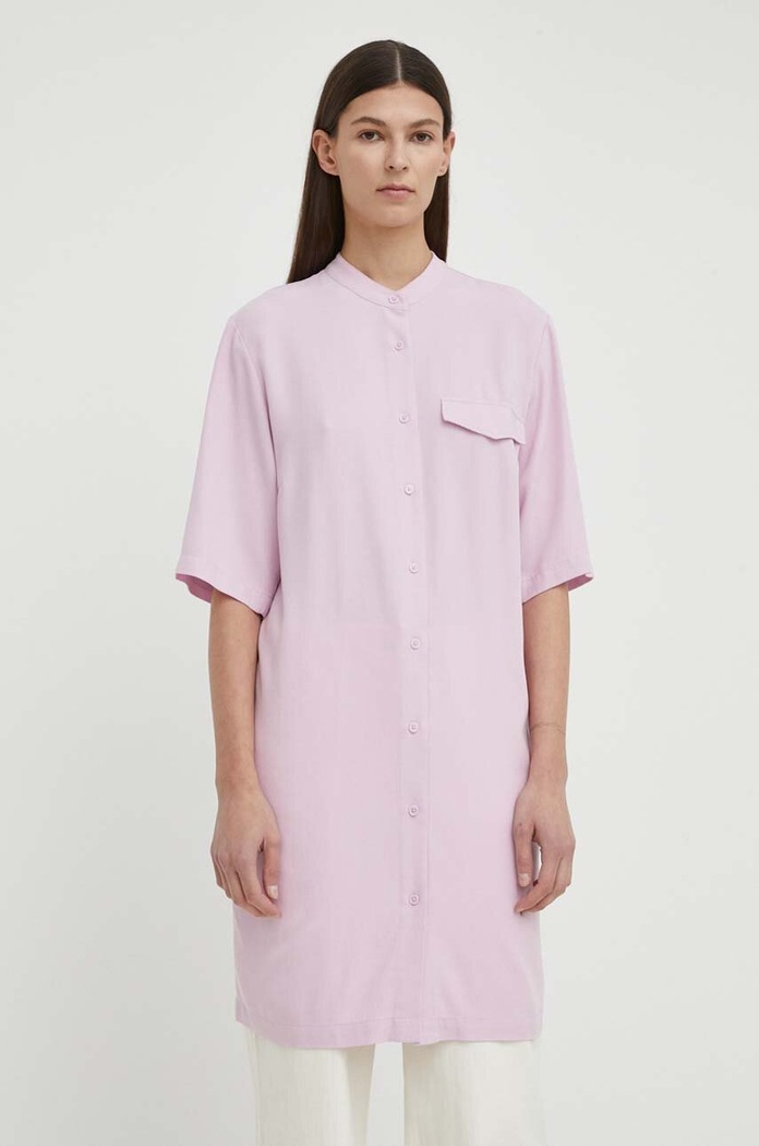 Obleka Marc O'Polo 443092521015 roza SS24