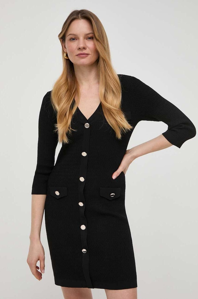 Morgan rochie RMLILY.NOIR negru SS25