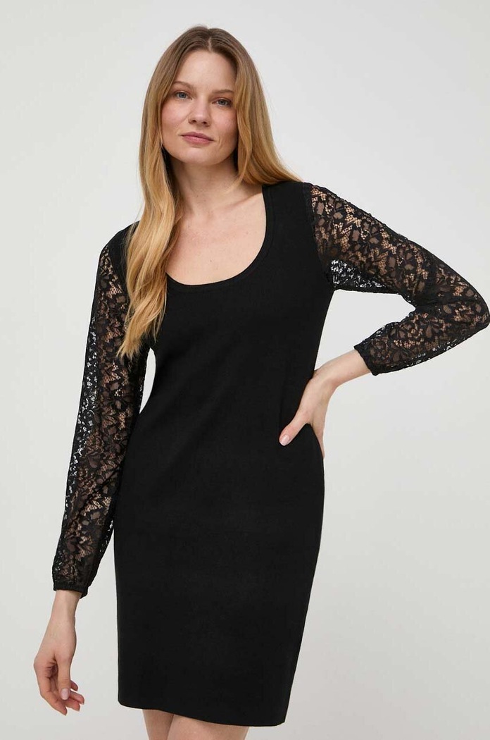 Haljina Morgan RMPOLI RMPOLI.NOIR crna SS24