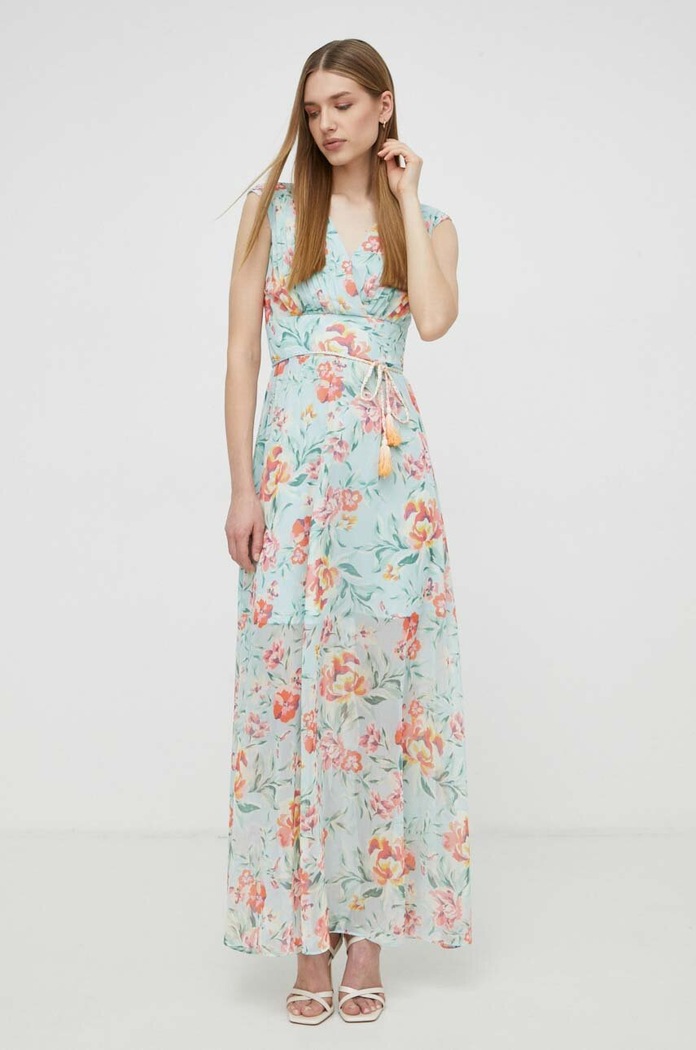 Šaty Guess GILDA maxi zelená W3GK60.WDW82