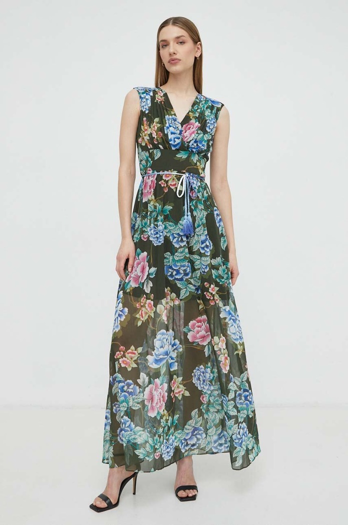 Šaty Guess GILDA maxi zelená W3GK60.WDW82