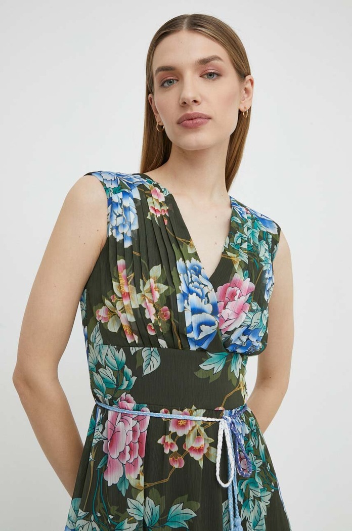 Šaty Guess GILDA zelená W3GK60.WDW82