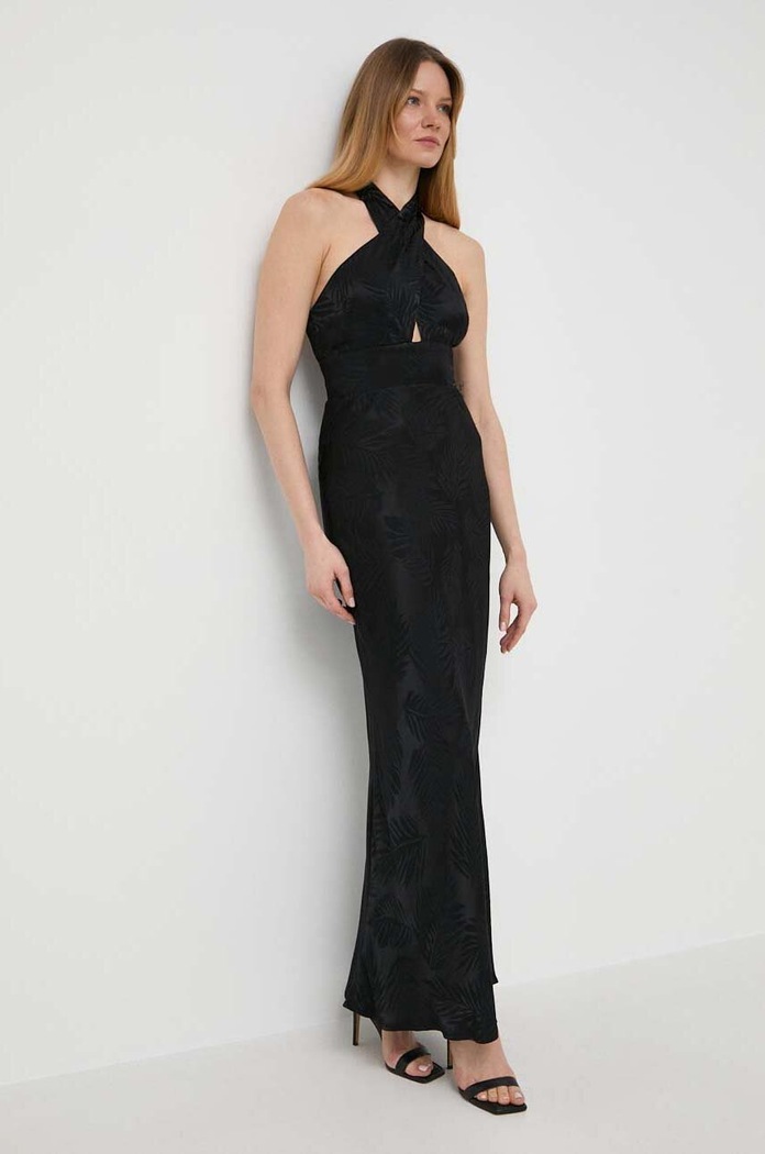 Guess rochie maxi negru W4GK60.WFDF0