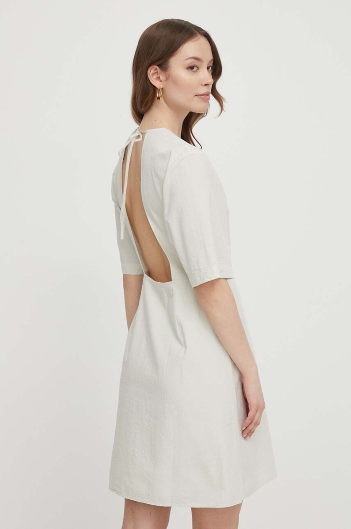 Oblečení Bavlněné šaty Calvin Klein Jeans J20J223425 šedá