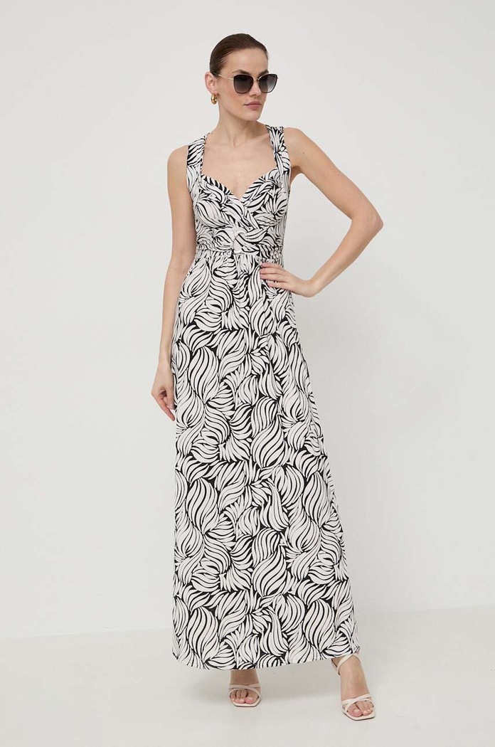 Morgan rochie maxi alb RDELTI.MULTICO