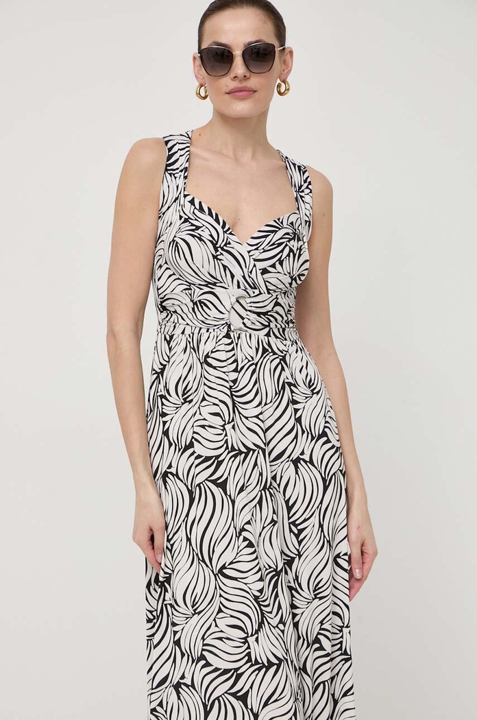 Morgan rochie alb RDELTI.MULTICO