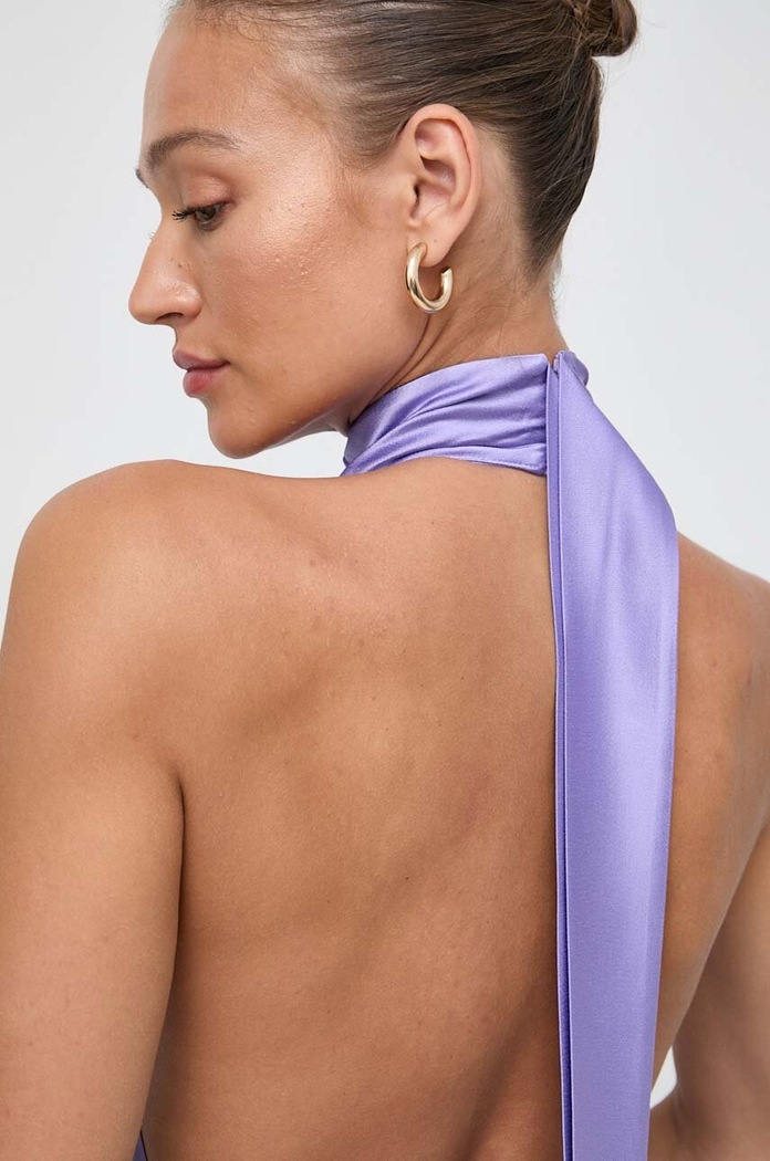 Elisabetta Franchi sukienka AB58042E2 fioletowy