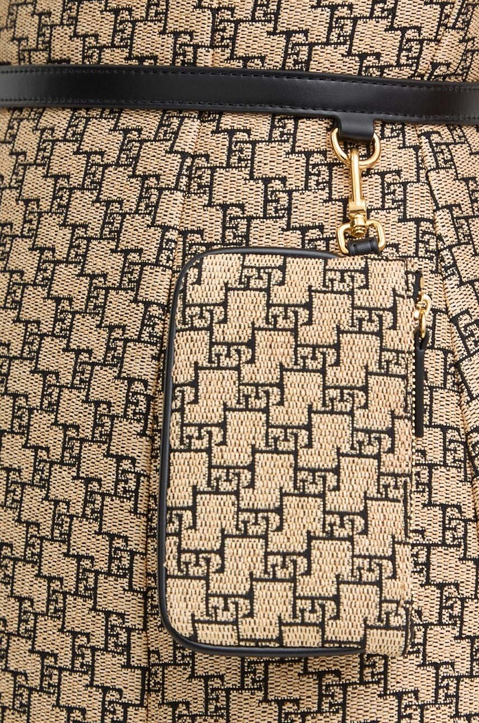 Elisabetta Franchi sukienka AB64642E2 beżowy