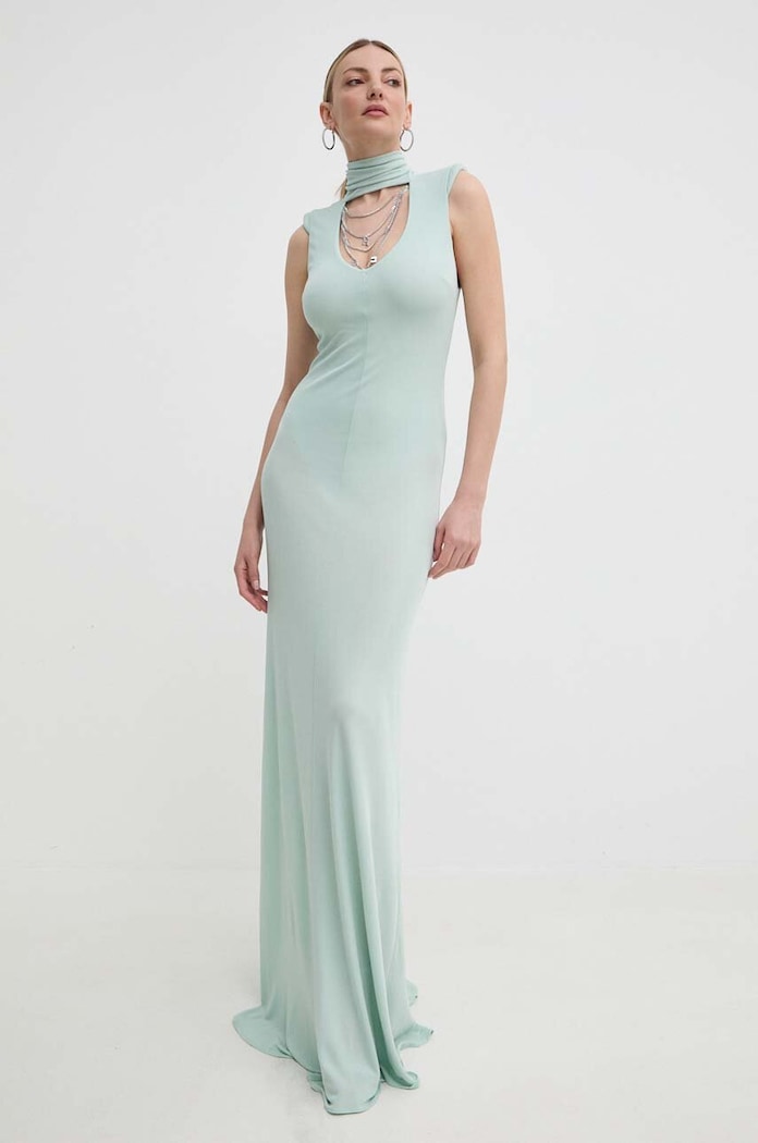 Elisabetta Franchi rochie AB64742E2 verde SS24