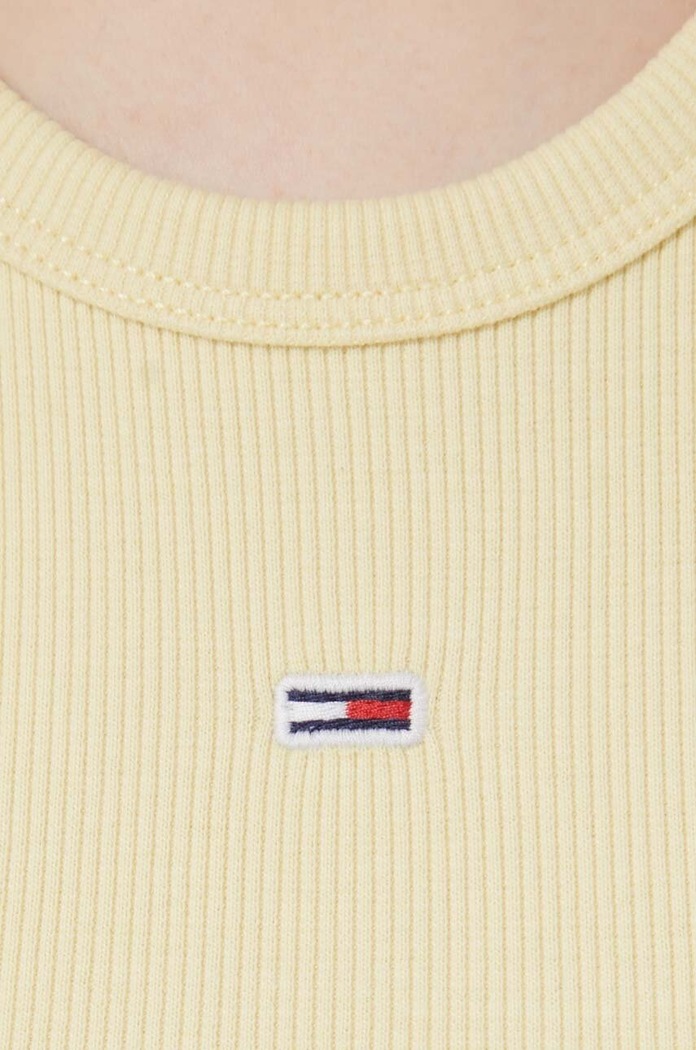 Šaty Tommy Jeans žlutá DW0DW17406