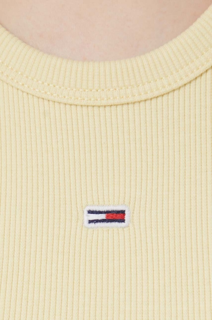 Šaty Tommy Jeans žlutá DW0DW17406