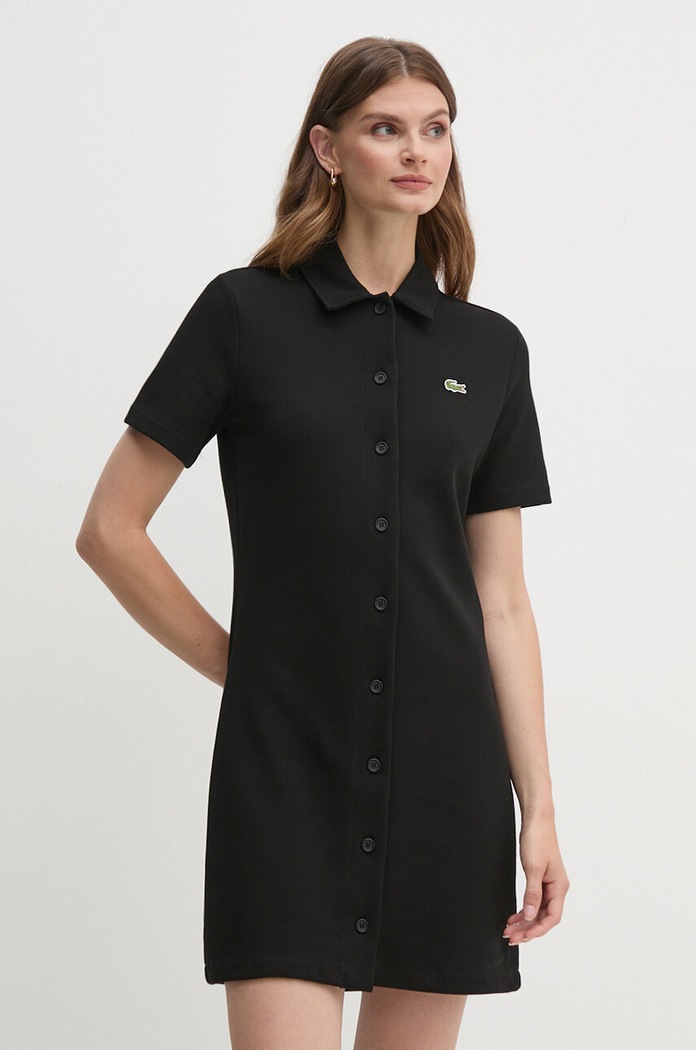 Lacoste rochie negru EF6922