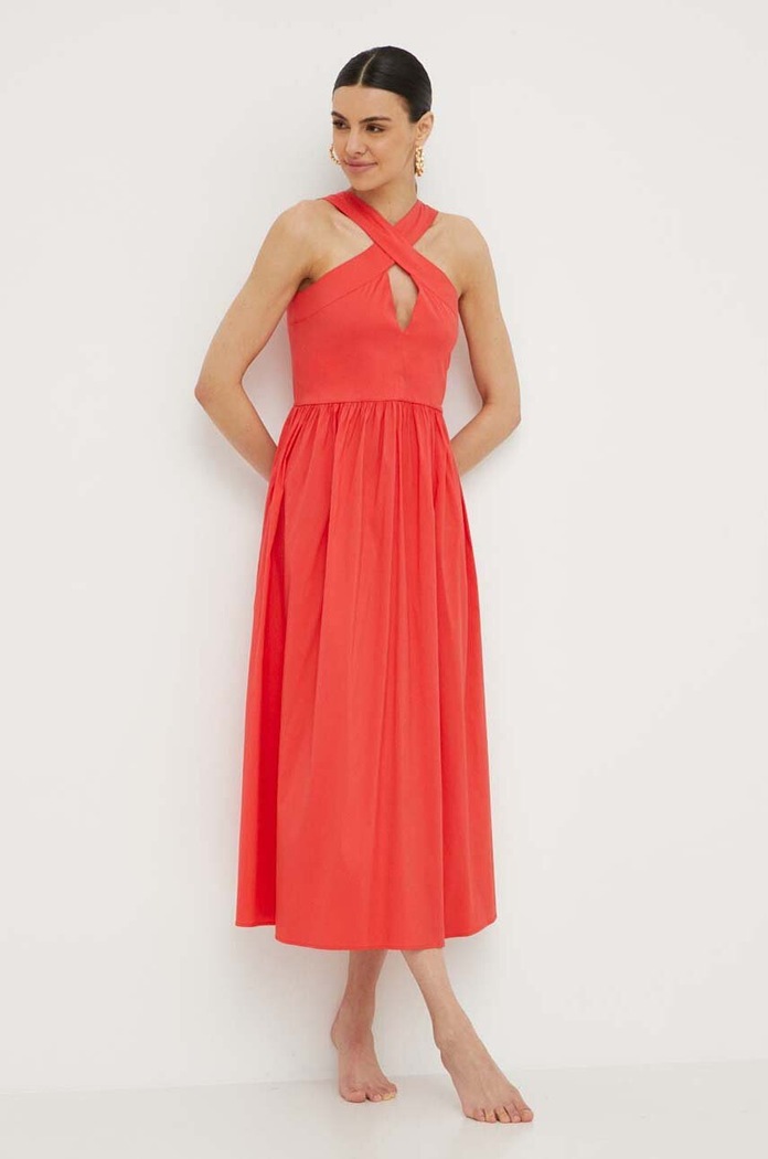 Plážové šaty Max Mara Beachwear červená 2416221079600
