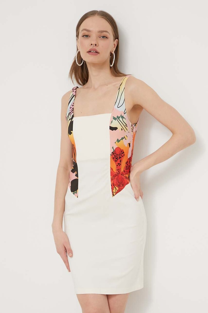Haljina Desigual MARBELLA LACROIX casual bež 24SWVW75