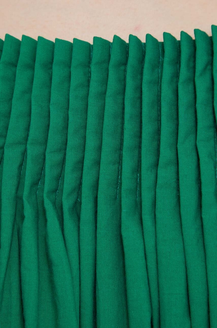 Desigual rochie din bumbac 24SWVW21 verde