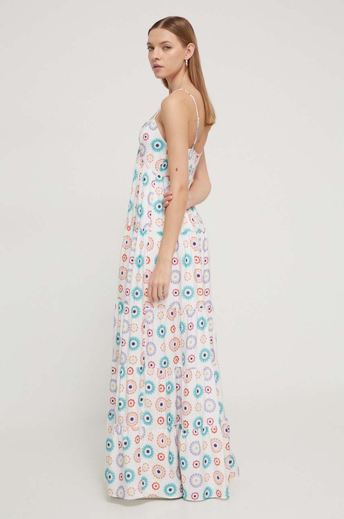 Îmbrăcăminte Desigual rochie 24SWVW06 alb