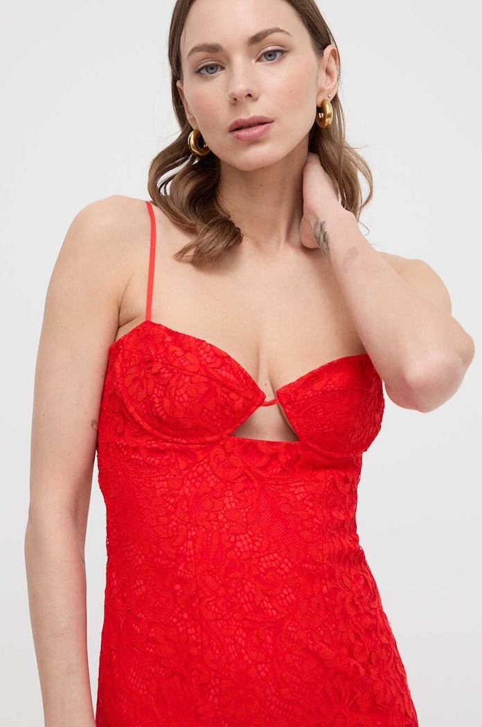 Bardot rochie rosu 58567DB.FIRE.RED
