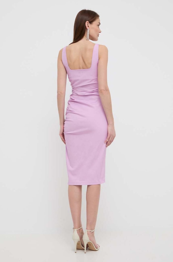 Ruházat Karl Lagerfeld farmerruha 241W1303 rózsaszín